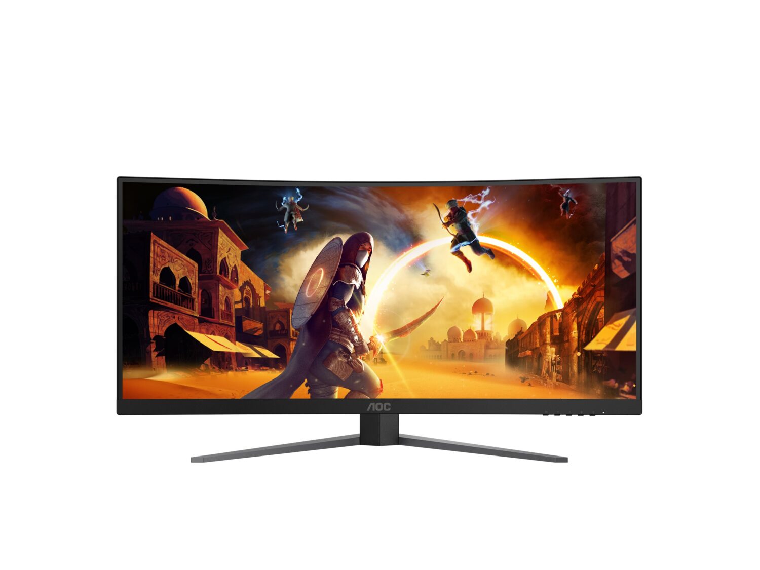 AOC | CU34G4 | 34 " | Fast VA | UWQHD | 21:9 | 180 Hz | 1 ms | 3440 x 1440 pixels | 300 cd/m² | HDMI ports quantity 2 | Black - Image 34