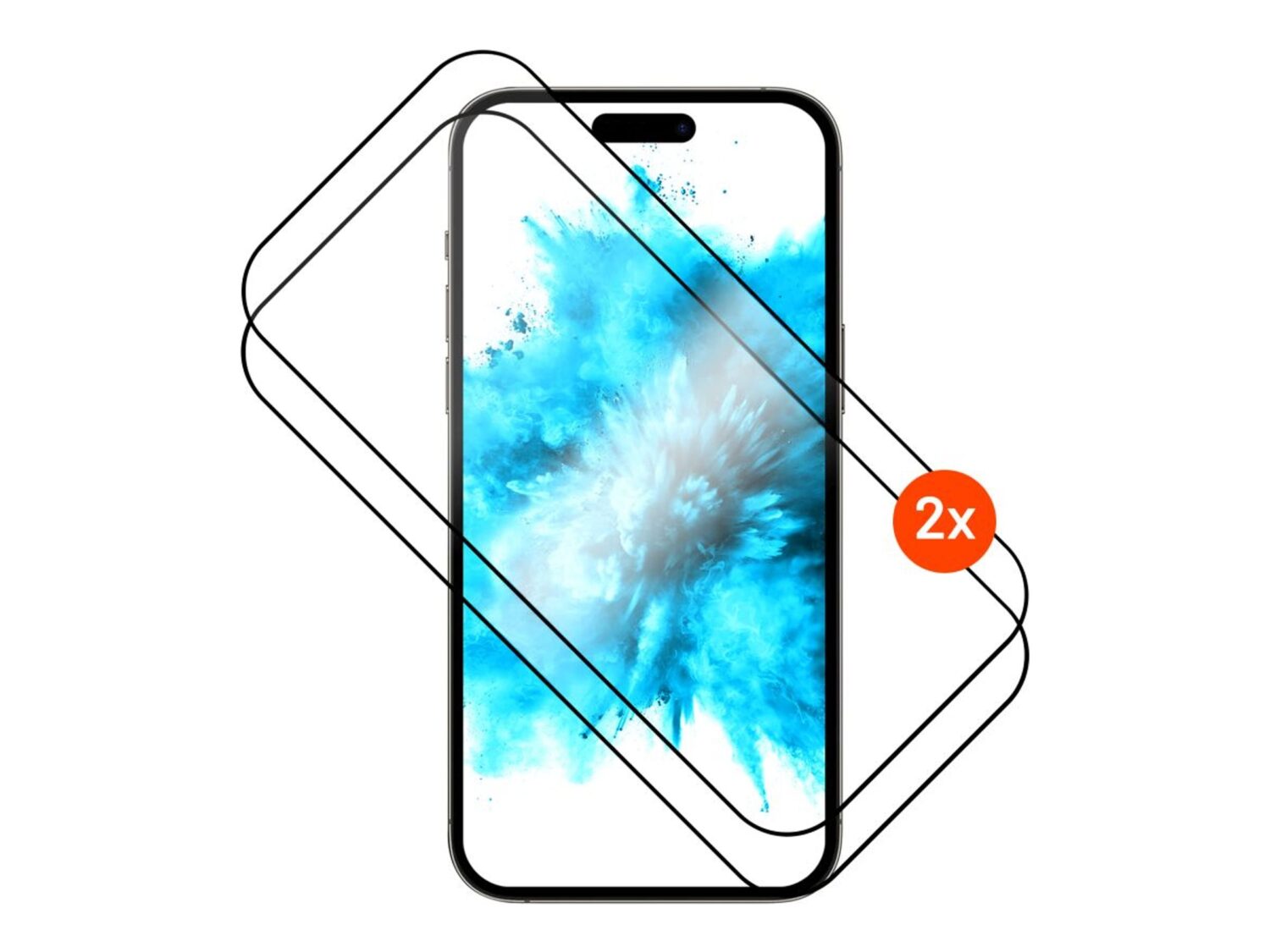Fixed Screen protector | Apple | iPhone 17 | Tempered glass | Black | Full Cover 2.5D - Image 6
