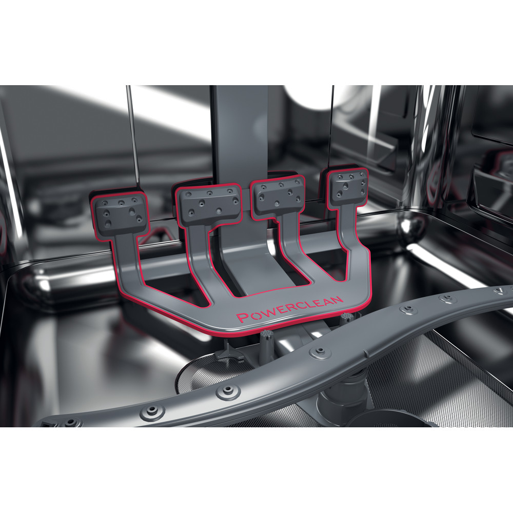 Whirlpool Dishwasher | WFO 3T133 P 6.5 X | Freestanding | Width 60 cm | Number of place settings 14 | Number of programs 10 | Energy efficiency class D | Display | Stainless steel - Image 9