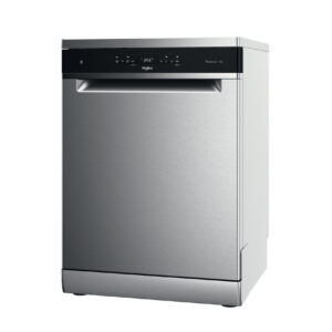 Whirlpool Dishwasher | WFO 3T133 P 6.5 X | Freestanding | Width 60 cm | Number of place settings 14 | Number of programs 10 | Energy efficiency class D | Display | Stainless steel
