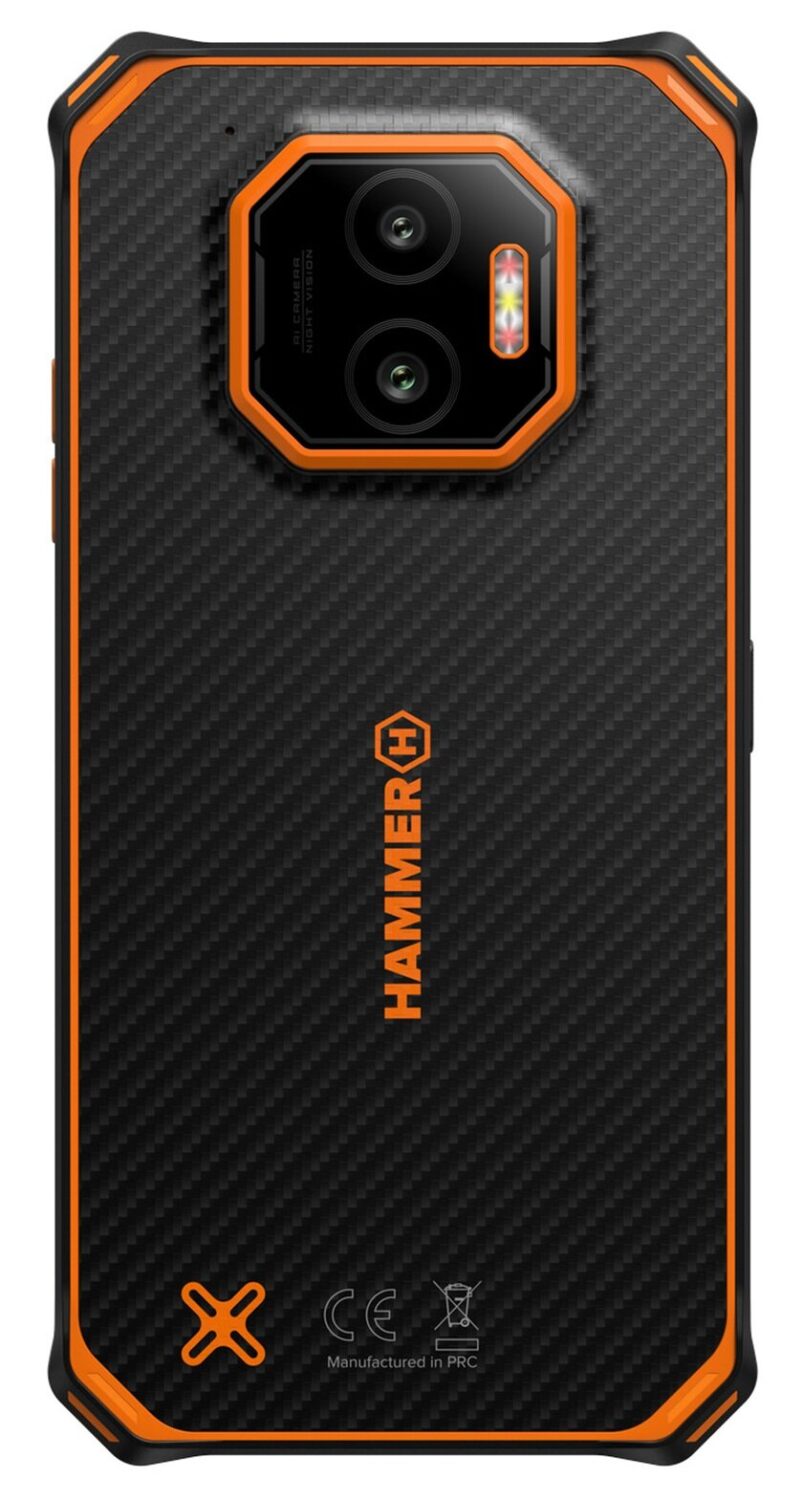 Hammer Energy X2 | Orange | 6.1 " | IPS | 1560 x 720 pixels | Mediatek | Internal RAM 6 GB | 128 GB | Dual SIM | 4G | Main camera resolution 50 MP | Android | 15 | 5000 mAh - Image 3