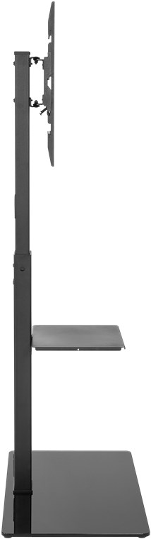 Goobay Floor stand | TV Floor Stand Basic, Size L | Swivel | 37-70 " | Maximum weight (capacity) 40 kg | Black - Image 3