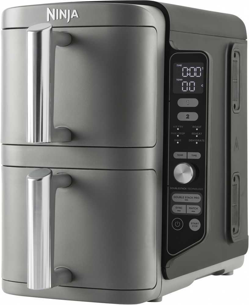 NINJA Double Stack XL Air Fryer | SL400EU | Power 2470 W | Capacity 9.5 L | Black/Grey - Image 2