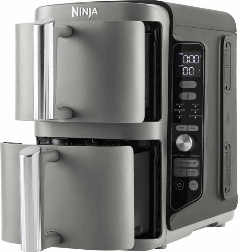 NINJA Double Stack XL Air Fryer | SL400EU | Power 2470 W | Capacity 9.5 L | Black/Grey - Image 4