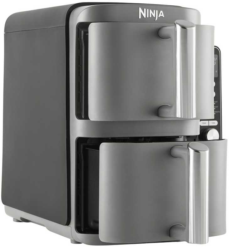 NINJA Double Stack XL Air Fryer | SL400EU | Power 2470 W | Capacity 9.5 L | Black/Grey