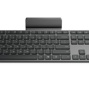 Lenovo Accessories 700 Modern Multi-Device Wireless Keyboard-US English | Lenovo 700 Modern Multi-Device Wireless Keyboard-US English | Multi-Device keyboard | Wireless + Bluetooth | Batteries included | EN | Bluetooth | Luna Grey | Wireless | Numeric keypad | Wireless connection