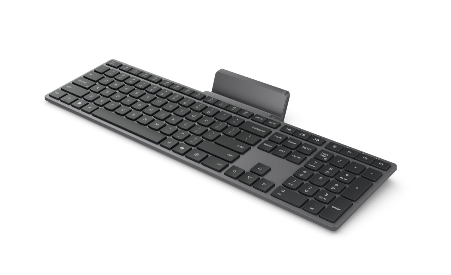 Lenovo Accessories 700 Modern Multi-Device Wireless Keyboard-US English | Lenovo 700 Modern Multi-Device Wireless Keyboard-US English | Multi-Device keyboard | Wireless + Bluetooth | Batteries included | EN | Bluetooth | Luna Grey | Wireless | Numeric keypad | Wireless connection - Image 3