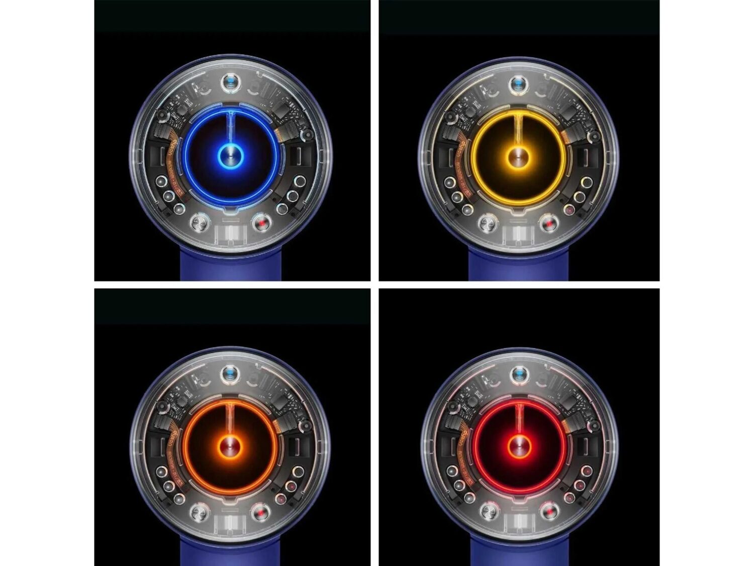 Dyson Hair Dryer | HD16 Supersonic Nural | 1600 W | Number of temperature settings 4 | Ionic function | Diffuser nozzle | Vinca Blue/Topaz - Image 3