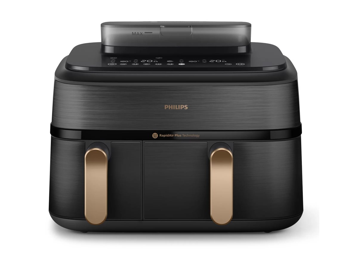 Philips Dual Steam Air Fryer | NA552/00 5000 Series | Power 2750 W | Capacity 9 L | RapidAir Plus | Black