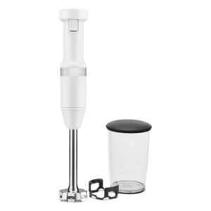 KitchenAid 5KHBV53EOB | Hand Blender | 180 W | Jar material BPA-free | Jar capacity 0.7 L | White