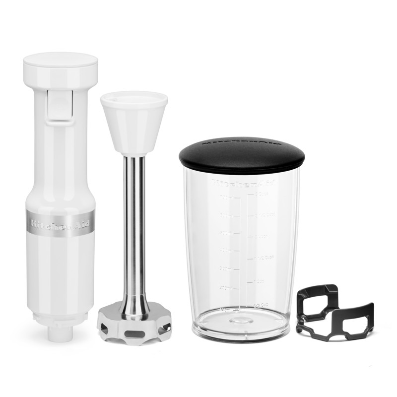KitchenAid 5KHBV53EOB | Hand Blender | 180 W | Jar material BPA-free | Jar capacity 0.7 L | White - Image 3