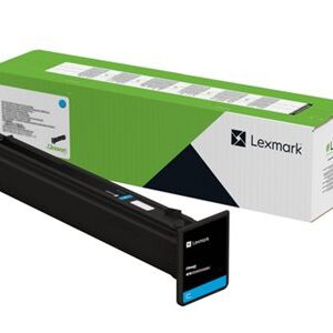 Lexmark 77L2HC0 Cyan High Capacity Return Programme Toner Cartridge (46.9K Pages) for Lexmark CS963, CX961, CX962, CX963 Printers | Lexmark