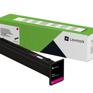 Lexmark 77L2HM0 Magenta High Capacity Return Programme Toner Cartridge (46.9K Pages) for Lexmark CS963, CX961, CX962, CX963 Printers | Lexmark