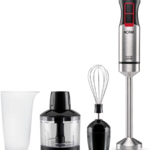 Solac | Blender Set | BA5609 Pro Chef Hand | Hand Blender Set | 1200 W | Jar capacity 0.6 L | Stainless Steel