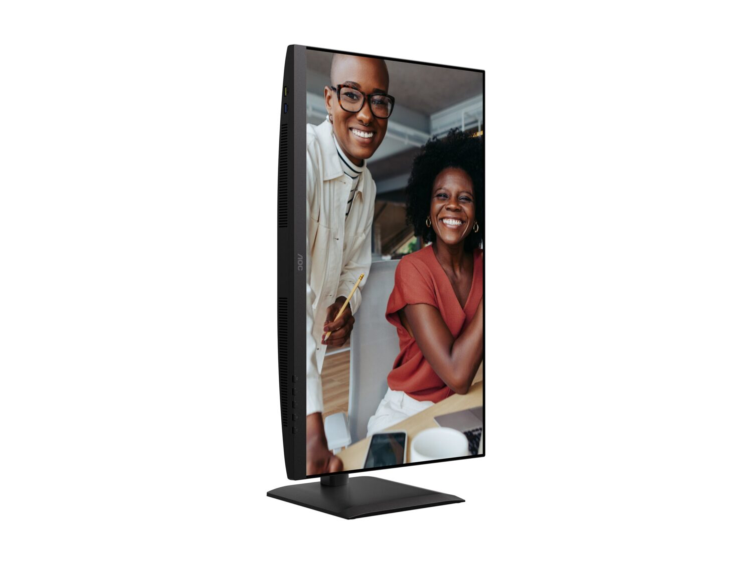 AOC U27E4CV | 27 " | IPS | UHD | 16:9 | 60 Hz | 4 ms | 3840 x 2160 pixels | 400 cd/m² | HDMI ports quantity 2 | Black - Image 35