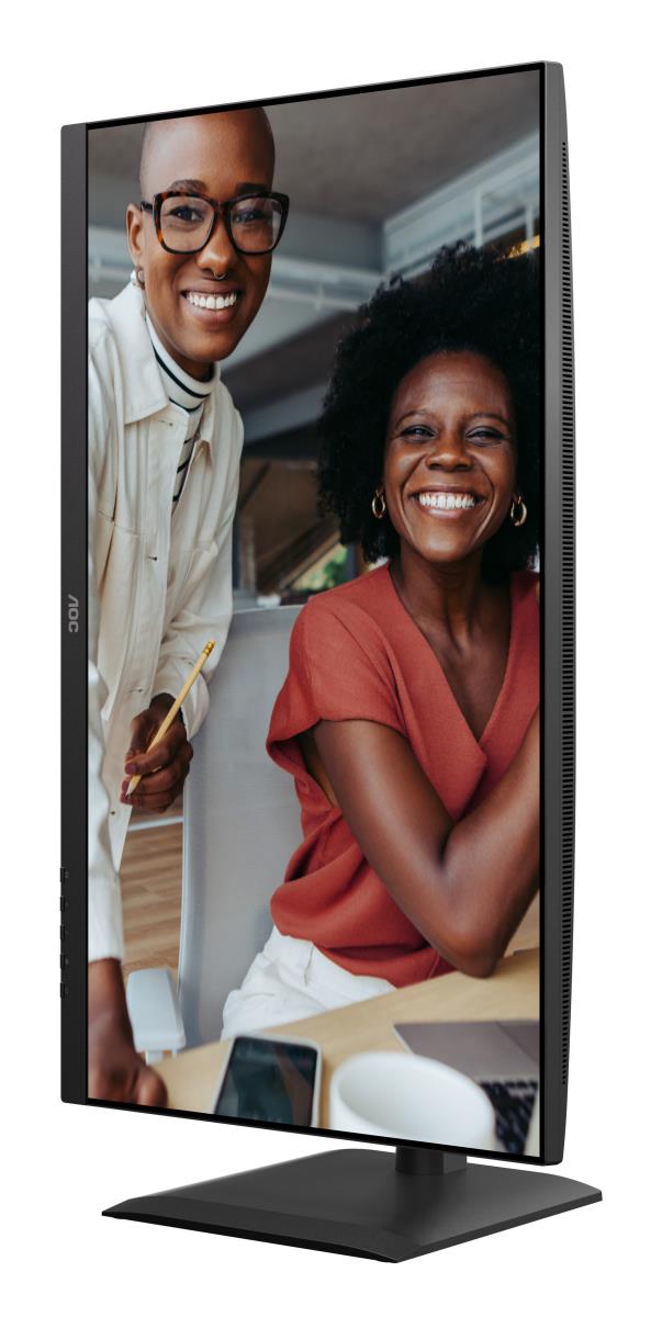 AOC U27E4CV | 27 " | IPS | UHD | 16:9 | 60 Hz | 4 ms | 3840 x 2160 pixels | 400 cd/m² | HDMI ports quantity 2 | Black - Image 21