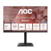 AOC U27E4CV | 27 " | IPS | UHD | 16:9 | 60 Hz | 4 ms | 3840 x 2160 pixels | 400 cd/m² | HDMI ports quantity 2 | Black