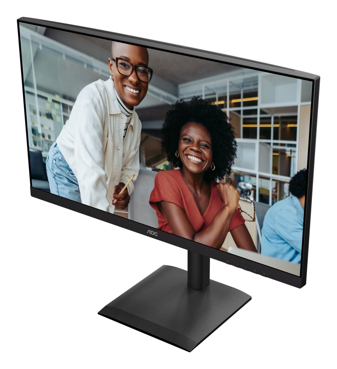 AOC U27E4CV | 27 " | IPS | UHD | 16:9 | 60 Hz | 4 ms | 3840 x 2160 pixels | 400 cd/m² | HDMI ports quantity 2 | Black - Image 2