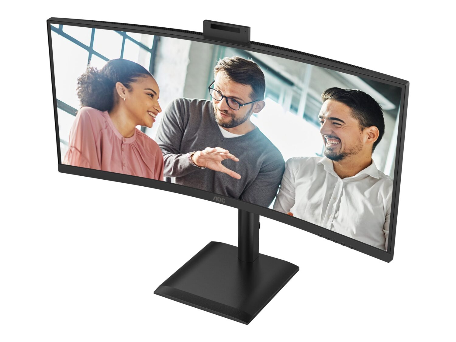 AOC CU34E4CW | 34 " | VA | UWQHD | 120 Hz | 4 ms | 3440 x 1440 pixels | 350 cd/m² | HDMI ports quantity 2 | Black - Image 20