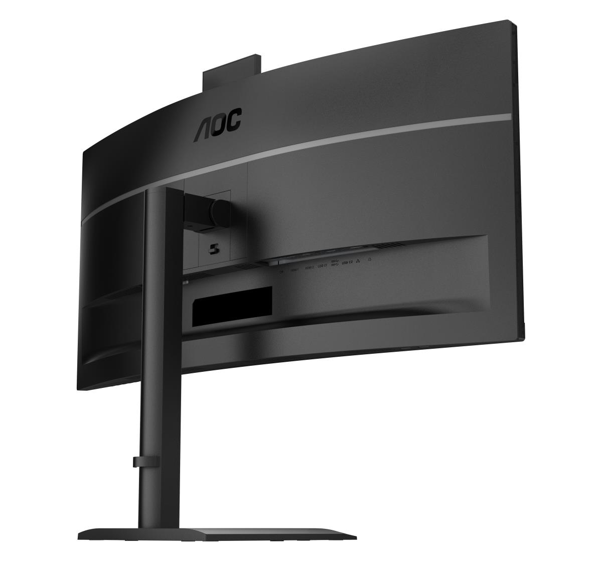 AOC CU34E4CW | 34 " | VA | UWQHD | 120 Hz | 4 ms | 3440 x 1440 pixels | 350 cd/m² | HDMI ports quantity 2 | Black - Image 8