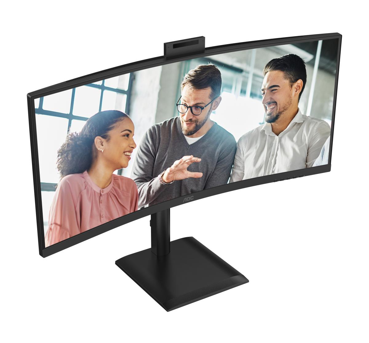 AOC CU34E4CW | 34 " | VA | UWQHD | 120 Hz | 4 ms | 3440 x 1440 pixels | 350 cd/m² | HDMI ports quantity 2 | Black - Image 17