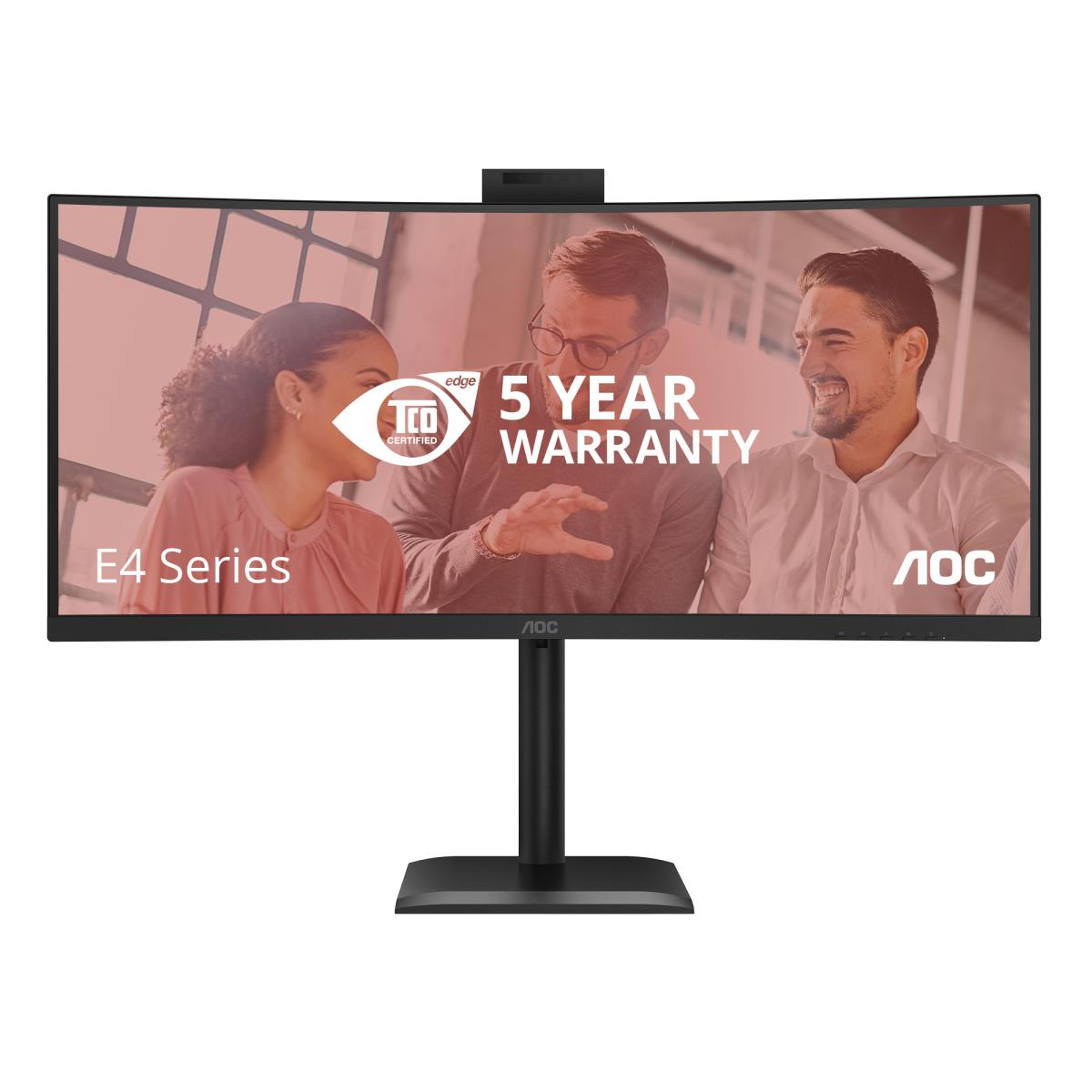 AOC CU34E4CW | 34 " | VA | UWQHD | 120 Hz | 4 ms | 3440 x 1440 pixels | 350 cd/m² | HDMI ports quantity 2 | Black - Image 15