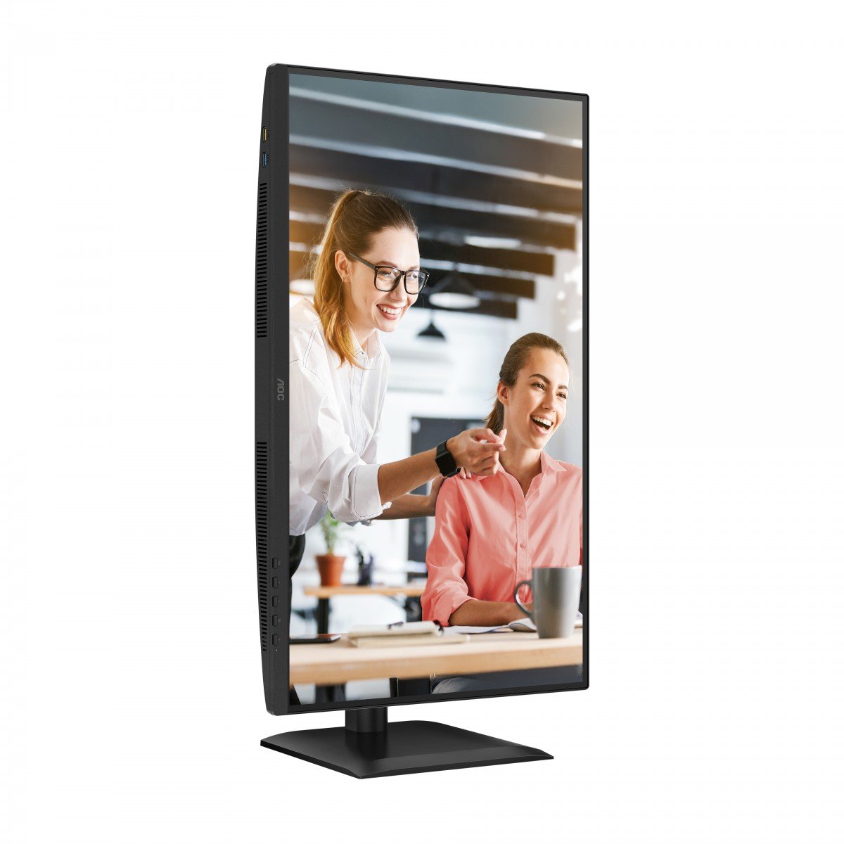 AOC Q27E4CV | 27 " | IPS | QHD | 16:9 | 120 Hz | 4 ms | 2560 x 1440 pixels | 350 cd/m² | HDMI ports quantity 1 | Black - Image 3