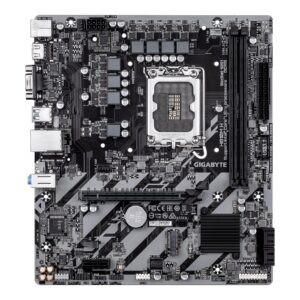 Gigabyte H810M H | Processor family Intel | Processor socket LGA1851 | DDR5 | Supported hard disk drive interfaces SATA, M.2 | Number of SATA connectors 4