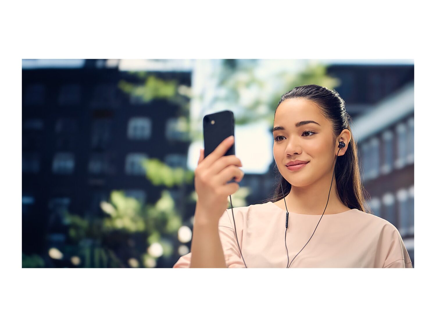 Panasonic RP-TCM225DEK USB-C Wired Earphones, In-Ear with Built-in Mic, Black | Panasonic - Image 2