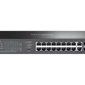 TP-Link Omada 20-Port Gigabit Easy Managed Switch with 16-Port PoE+ | TP-LINK