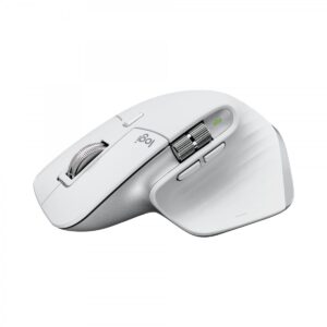 Logitech Mouse | MX MASTER 3S | Wireless | Bluetooth, 2.4GHz | Pale Gray