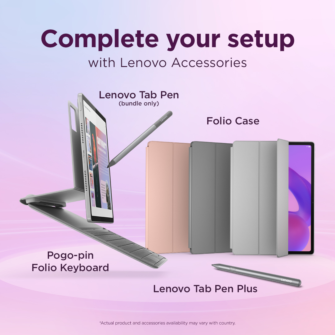 Lenovo Idea Tab Plus 12.1 2.5K MediaTek Dimensity 6400/12GB/256GB/ARM Mali-G57/Android 15/Luna Grey/5G/2Y Warranty | Lenovo Idea Tab Plus 5G LTE (w/o power adapter) | ZAGF0156SE | 12.1 " | Luna Grey | IPS | 2560x1600 pixels | MediaTek | MediaTek Dimensity 6400 | 12 GB | Soldered LPDDR4x | 256 GB | 3G | 4G | 5G | Wi-Fi | Front camera | 13 MP | Rear camera | 8 MP | Bluetooth | 5.2 | Android | 15 (OS upgrades until Android 17 and 4 years security patches) | Warranty 24 month(s) | Lenovo Tab Pen, USB-A to USB-C cable, Manual - Image 14