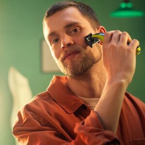 Philips Shaver | QP2734/23 OneBlade 360 | Operating time (max) 60 min | Wet & Dry | Lithium Ion | Green/Gray