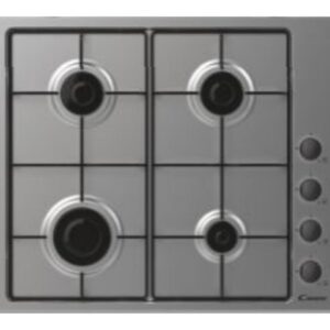 Candy CHW6LBX/4U2 Idea Hob, Gas, Width 60 cm, 4 cooking zones, Mechanical control, Stainless Steel | Candy
