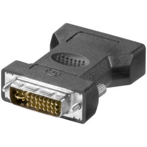 Logilink | DVI-I male Dual-Link (24+5 pin) > VGA female HD (15-pin) | Black | DVI -I | VGA