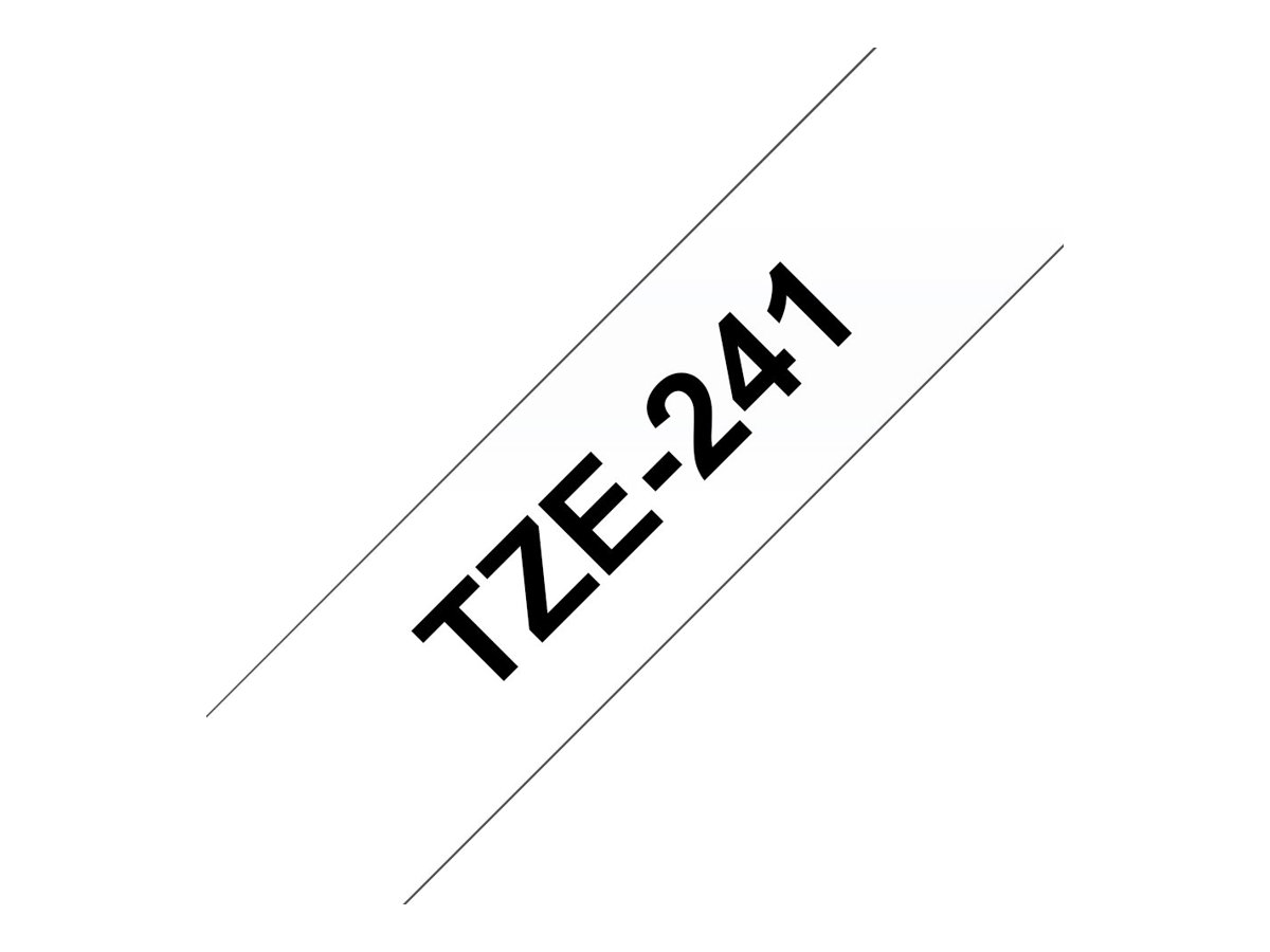 Brother | TZ-241 Laminated Tape | Black on White | TZe | 8 m | 1.8 cm - Image 14