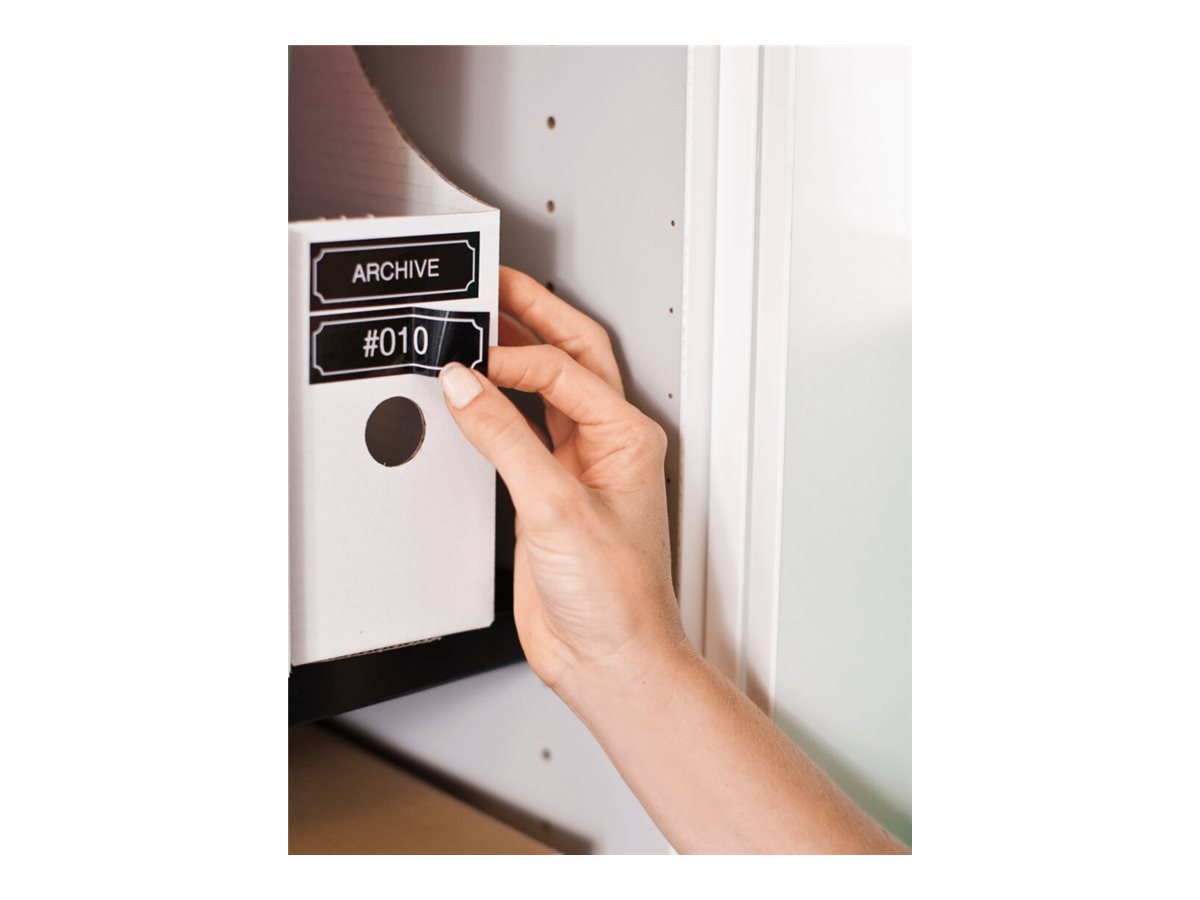 Brother | TZe-355 Laminated Tape | White on Black | TZe | 8 m | 2.4 cm - Image 16