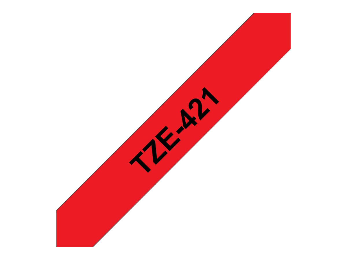Brother | TZe-421 Laminated Tape | Black on Red | TZe | 8 m | 9 cm - Image 15