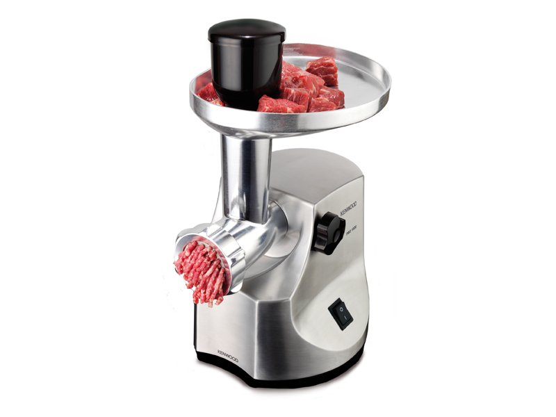 Kenwood | MG510 | Stainless steel | Number of speeds 1 | It comes with a die cast metal hopper, with meat dish and dust cover, three mincing screens for fine, medium and coarse mince and separate attachments for making sausages and kebbe. - Image 2