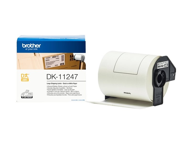 Brother | DK-11247 | Black on White | 180 labels per roll | 10.3 x 16.4 cm - Image 9