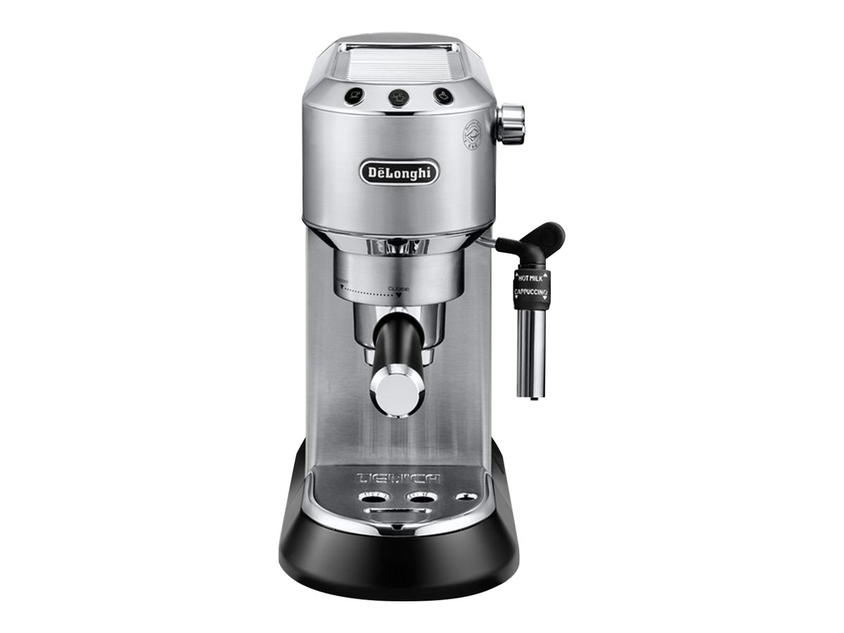 Delonghi | Dedica Espresso Coffee Maker | EC685.M | Pump pressure 15 bar | Built-in milk frother | Semi-automatic | 1300 W | Inox - Image 4