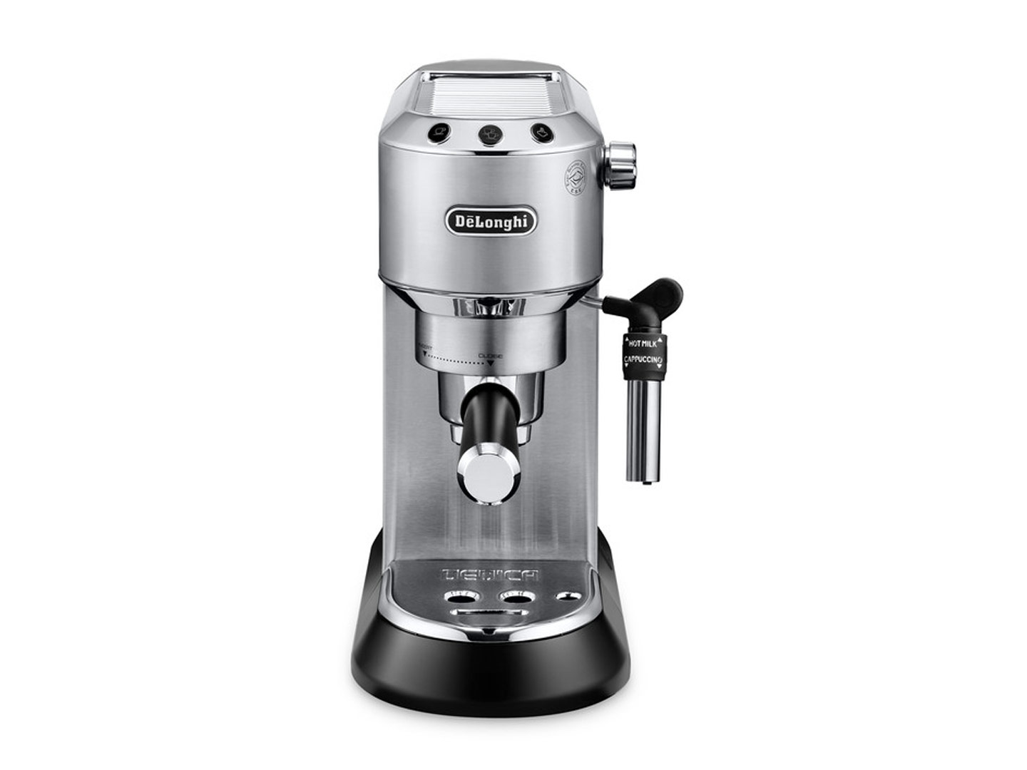 Delonghi | Dedica Espresso Coffee Maker | EC685.M | Pump pressure 15 bar | Built-in milk frother | Semi-automatic | 1300 W | Inox