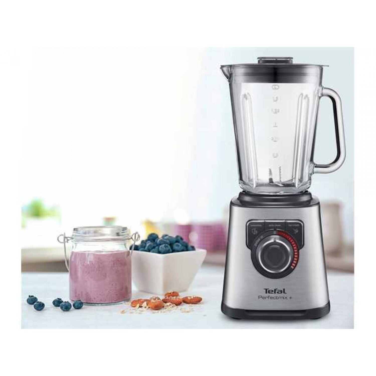 TEFAL | Blender | PerfectMix BL811D38 | Tabletop | 1200 W | Jar material Glass | Jar capacity 1.5 L | Ice crushing | Stainless steel - Image 2