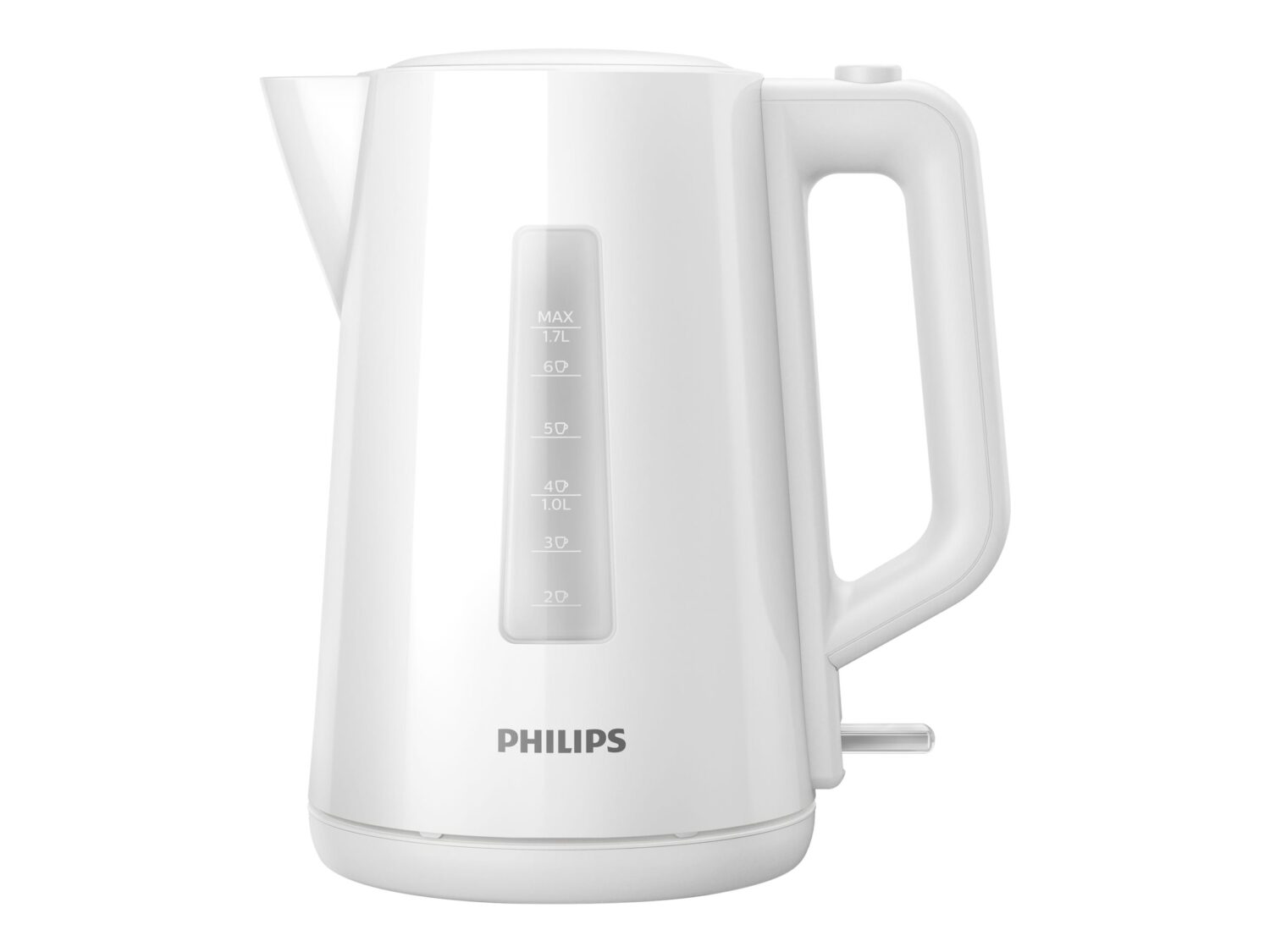 Philips | Kettle | HD9318/70 | Electric | 2200 W | 1.7 L | Plastic | 360° rotational base | White - Image 2