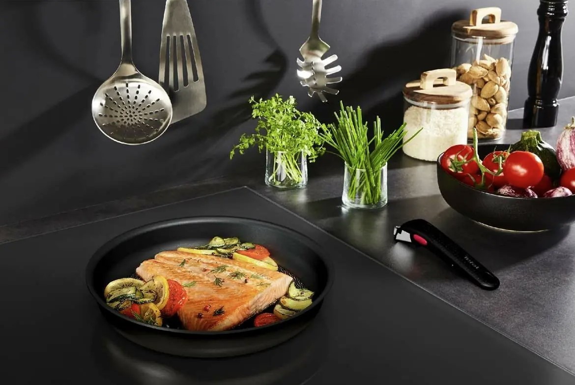TEFAL | Frypan set | L7649253 Ingenio Ultimate | Frying | Diameter 24/28 cm | Suitable for induction hob | Removable handle | Black - Image 3