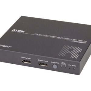 Aten | USB DisplayPort Dual View HDBaseT 2.0 KVM Extender, 4K@100m for Single View | CE924-AT-G