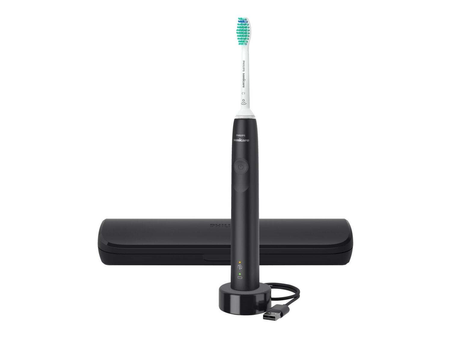 Philips Electric Toothbrush HX3673/14 Sonicare 3100 Sonic Rechargeable For adults Number of brush heads included 1 Black Number of teeth brushing modes 1 Sonic technology