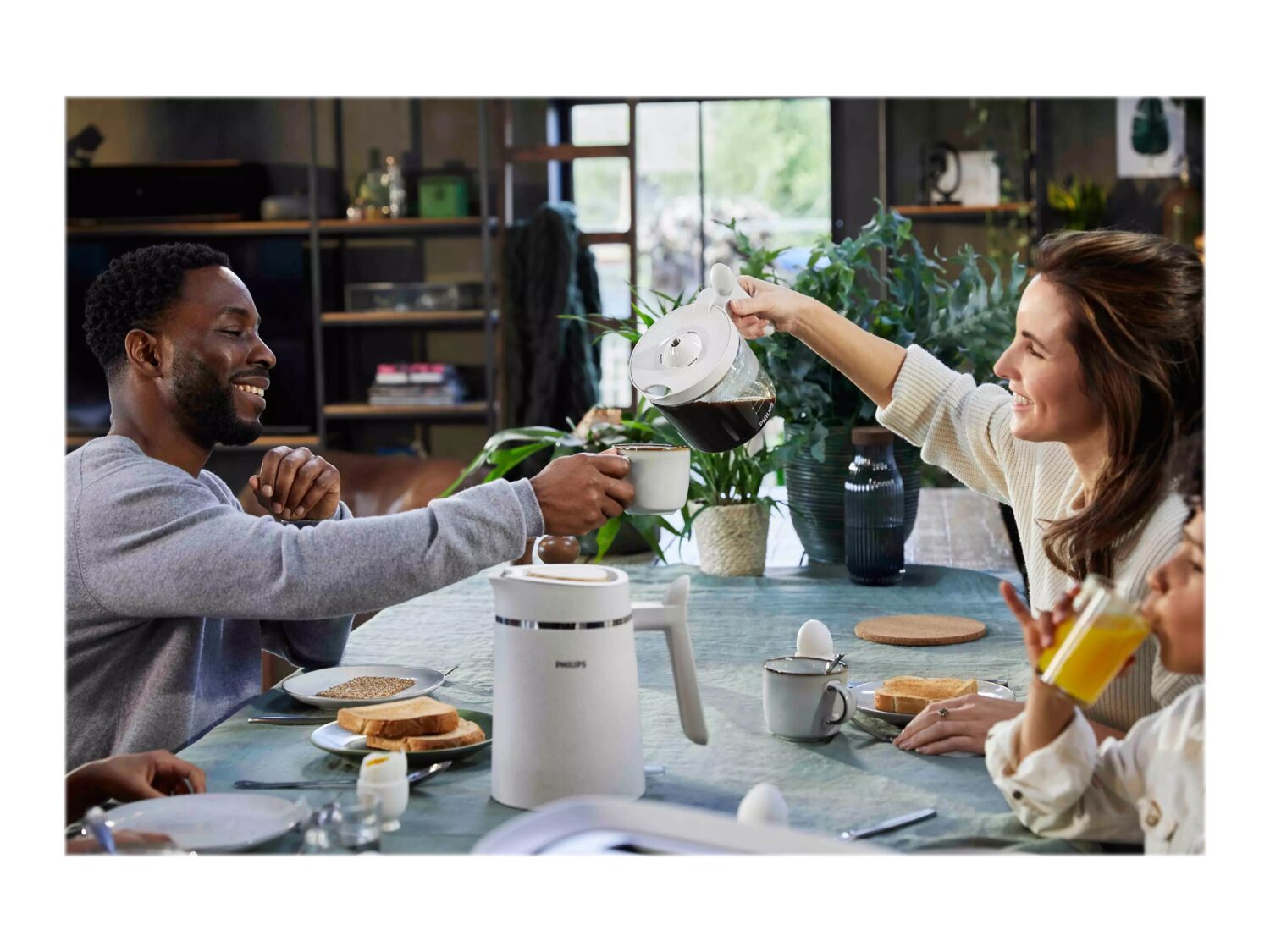 Philips | Coffee Machine | Eco Conscious Edition HD5120/00 | Pump pressure 15 bar | Drip | 1000 W | White - Image 6