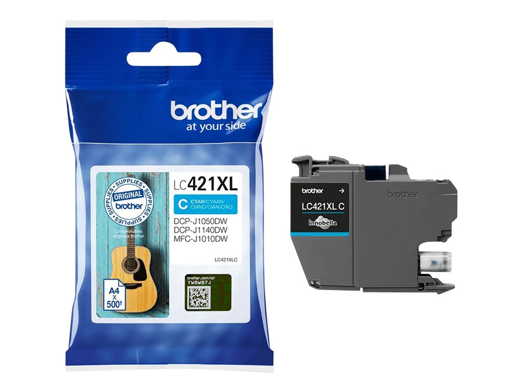 Brother LC421XLC Ink Cartridge, Cyan | Brother LC421XLC | Ink cartridge | Cyan - Image 7