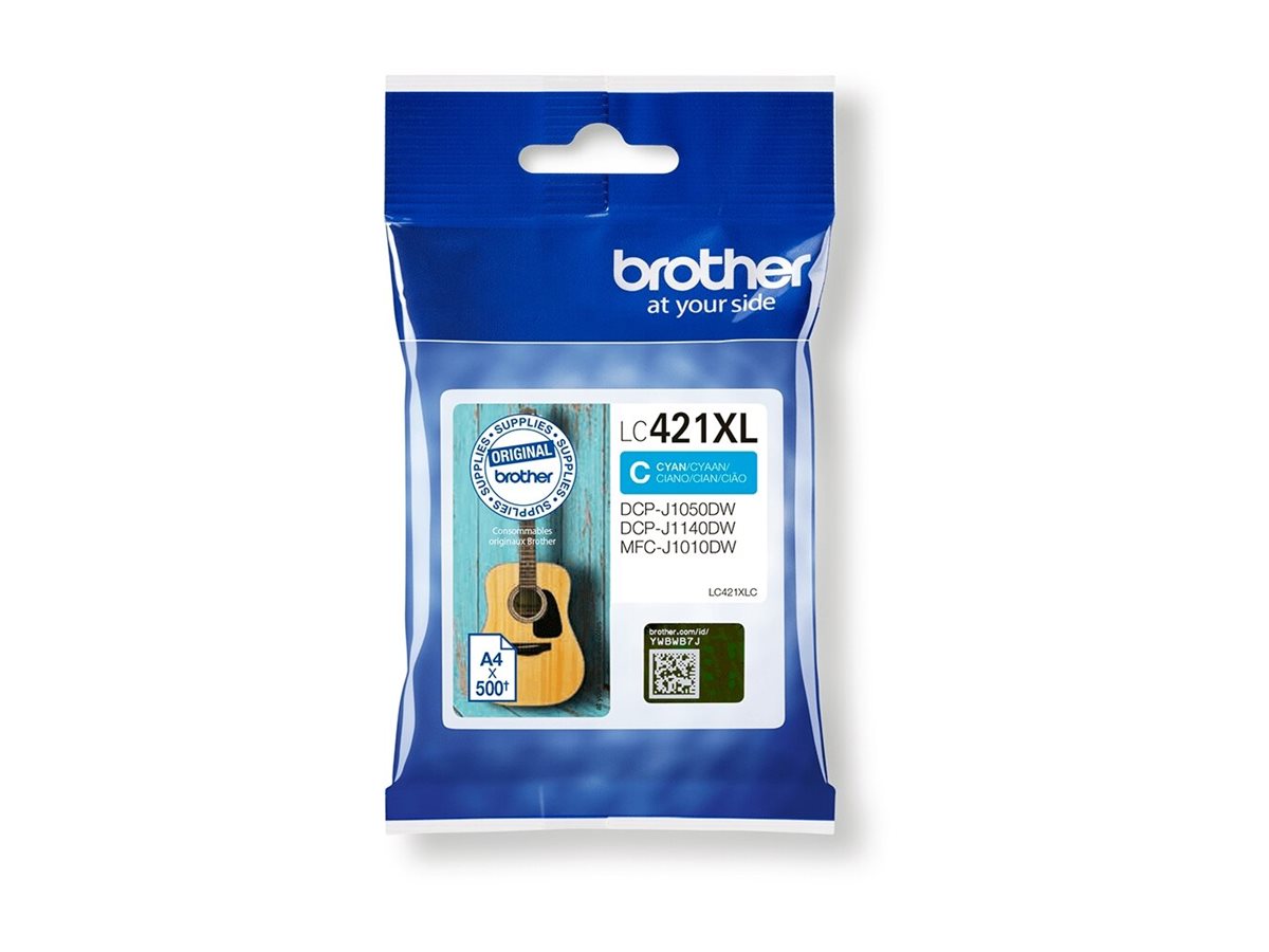 Brother LC421XLC Ink Cartridge, Cyan | Brother LC421XLC | Ink cartridge | Cyan - Image 6